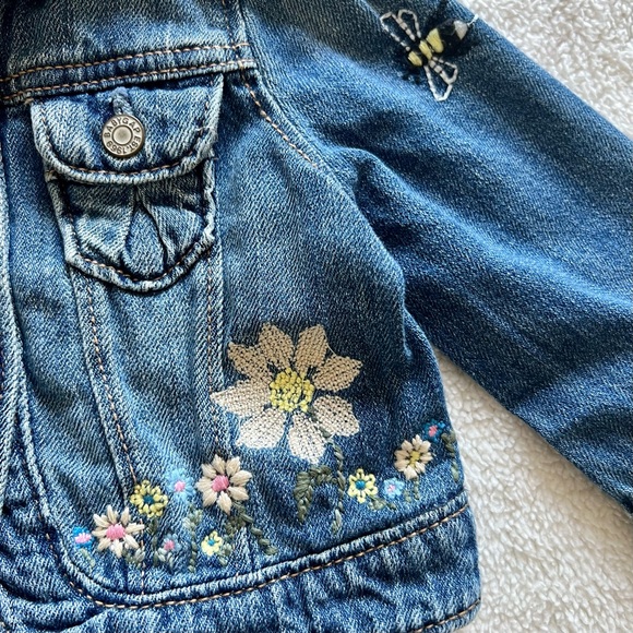 Gap Embroidered Denim Jacket - Picture 4 of 13